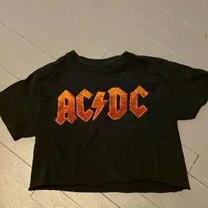 AC/DC crop top